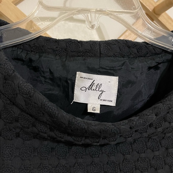 Milly of New York Black Mini Bow Dress - Picture 2 of 8